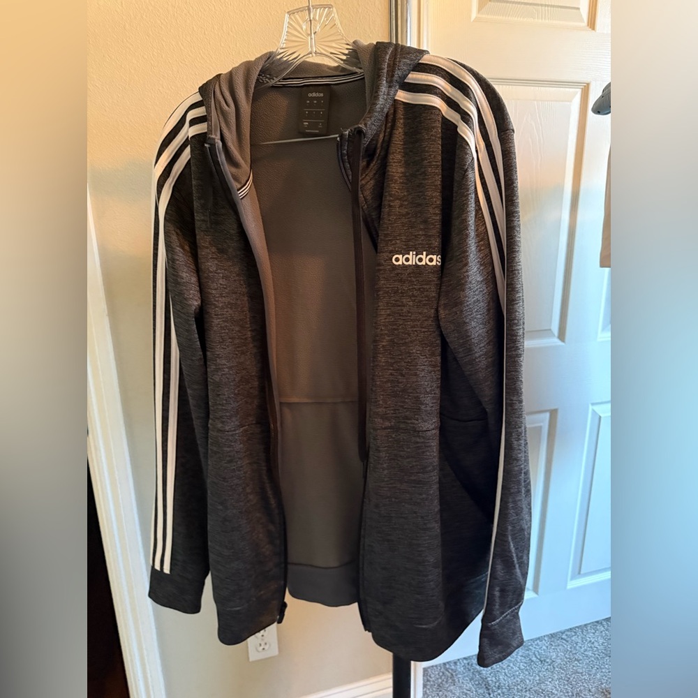 Adidas Men's Charcoal Jacket